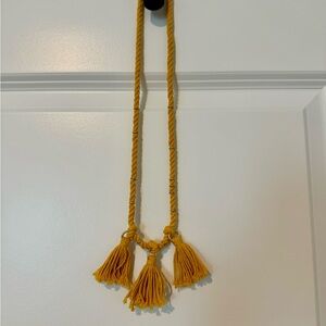 Madewell gold and yellow cord necklace